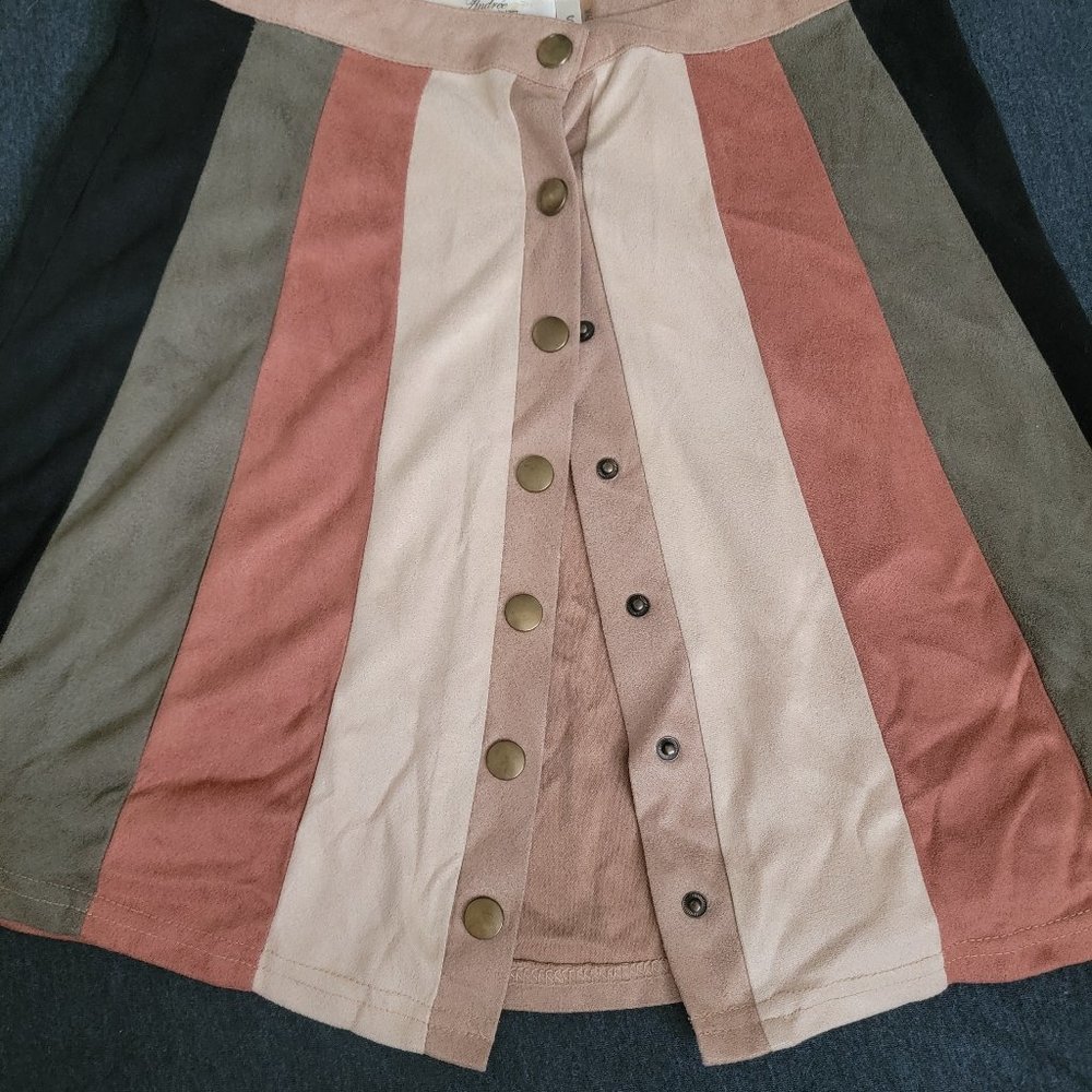 Andree Button Up Skirt